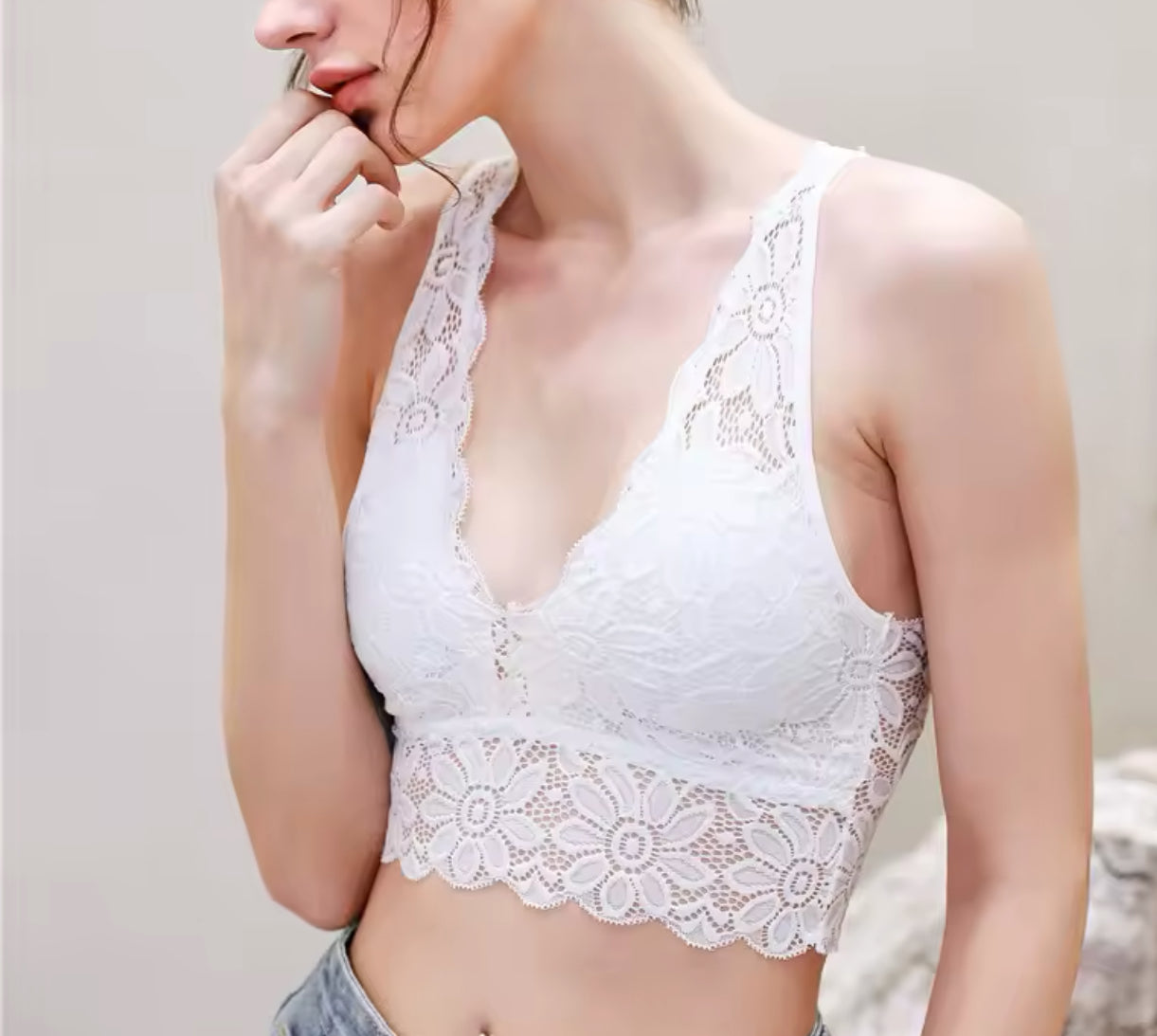 Bralette de encaje