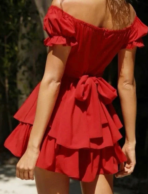 Vestido jumpsuit rojo